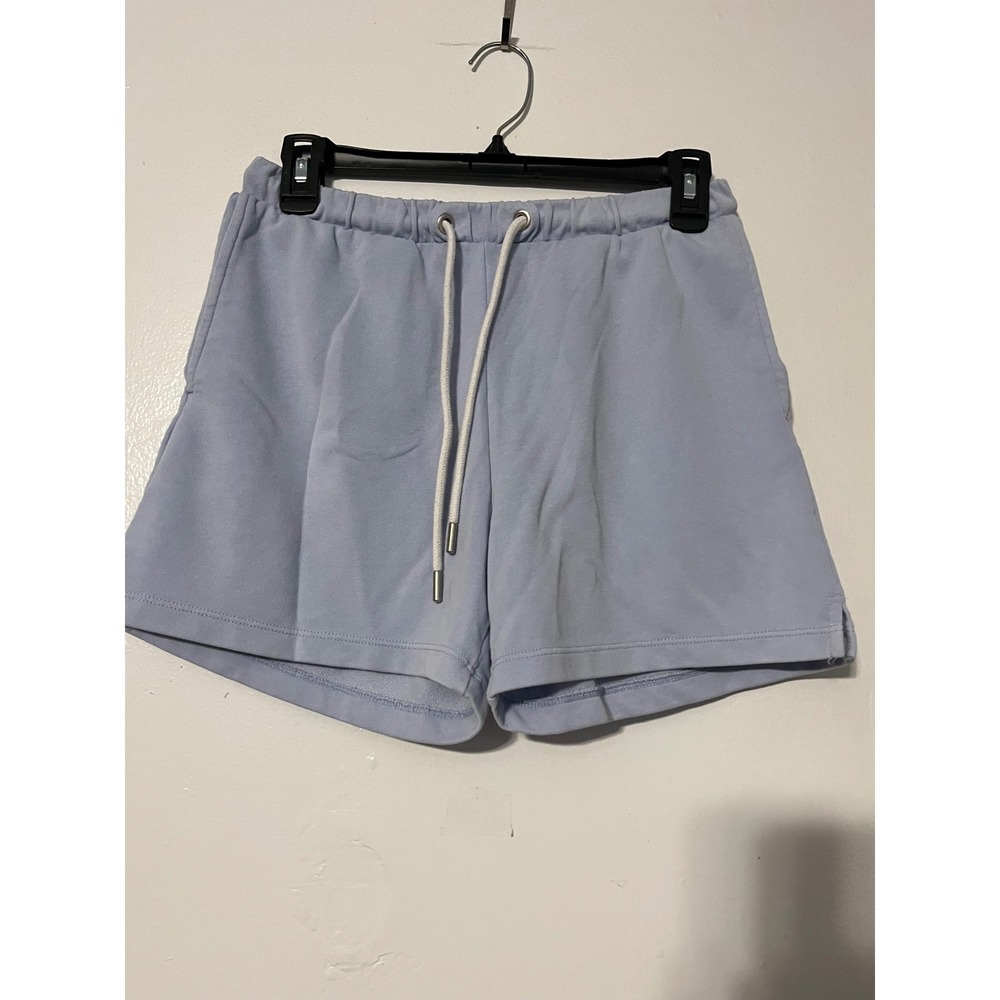 HM Light Blue High Rise Drawstring Sweat‎ Shorts XS Pastel Loungewear